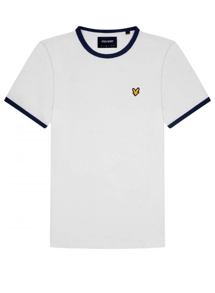 Lyle & Scott Ringer T-shirt White/navy