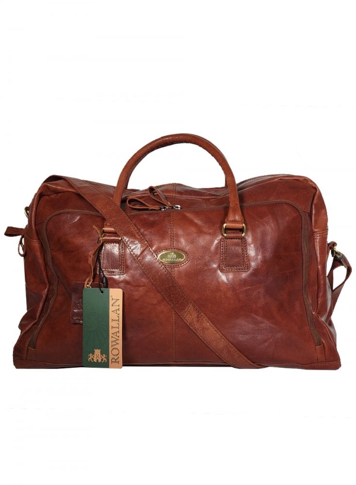 Rowallan Conquest Tote Bag Holdall Cognac