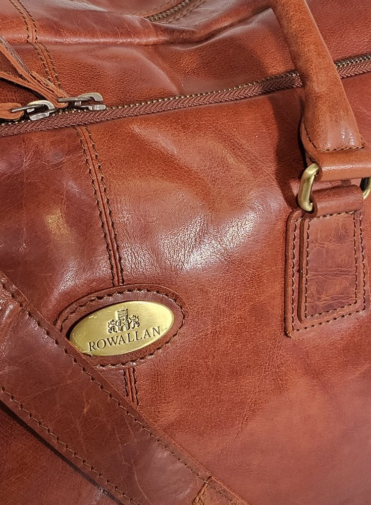 Rowallan Conquest Tote Bag Holdall Cognac