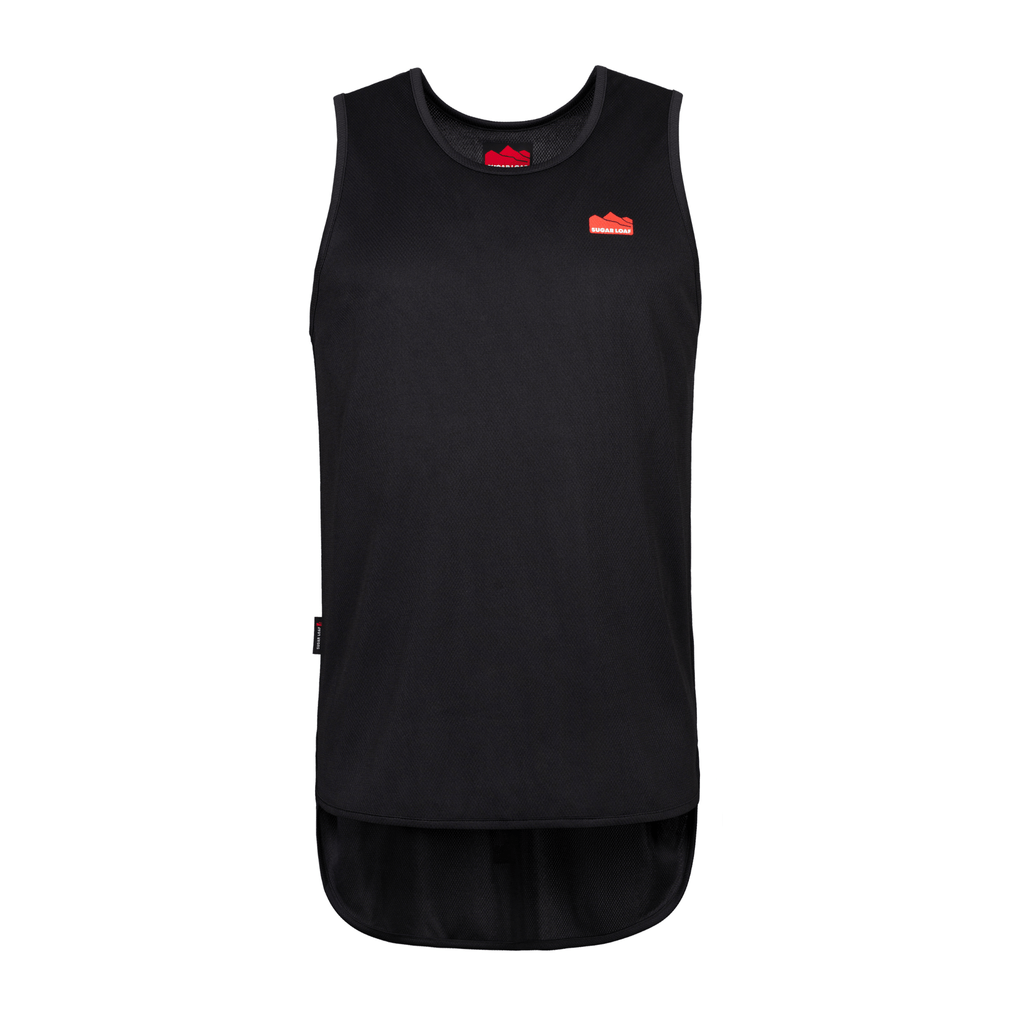 Sugar Loaf Performance Shearing Singlet - Black
