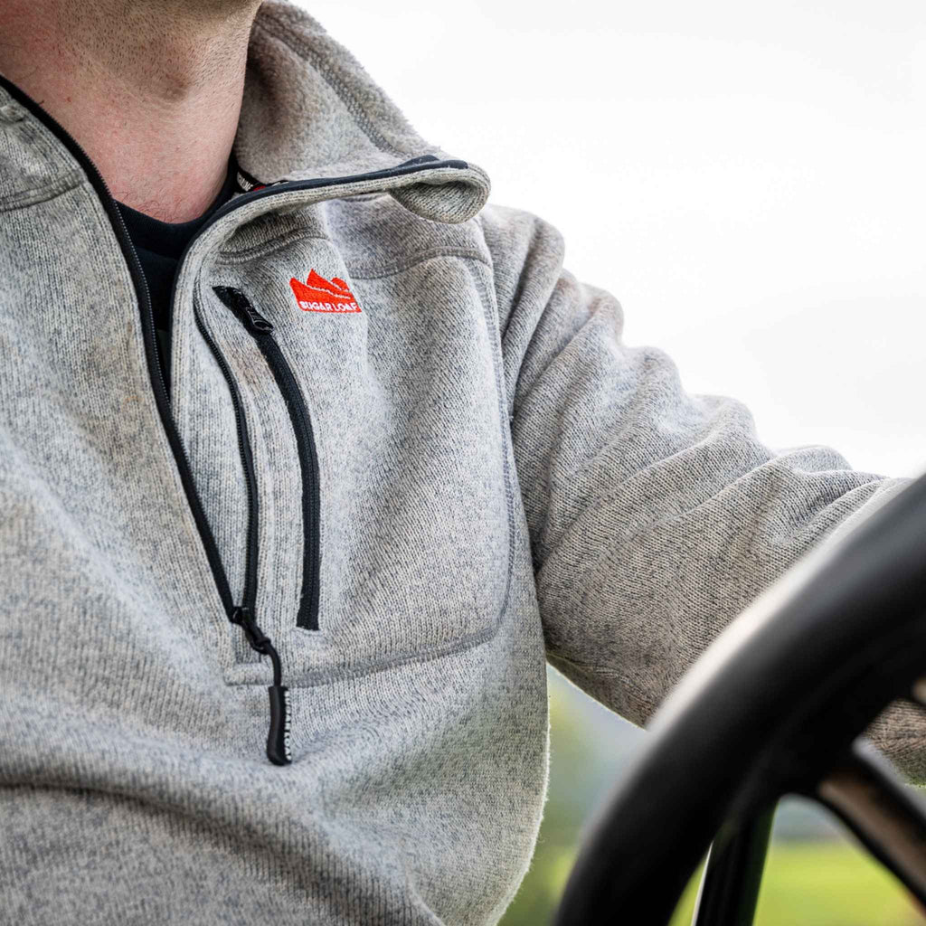 Sugar Loaf Fell Half Zip Fleece - Ash