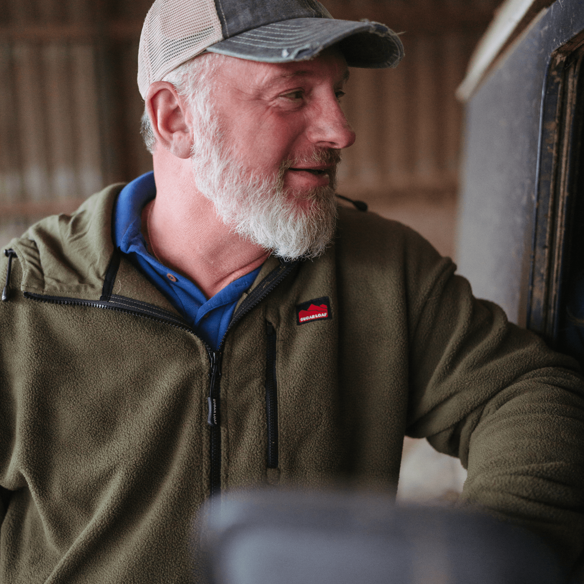 Sugar Loaf Shepherd Polar Fleece Hoodie - Khaki