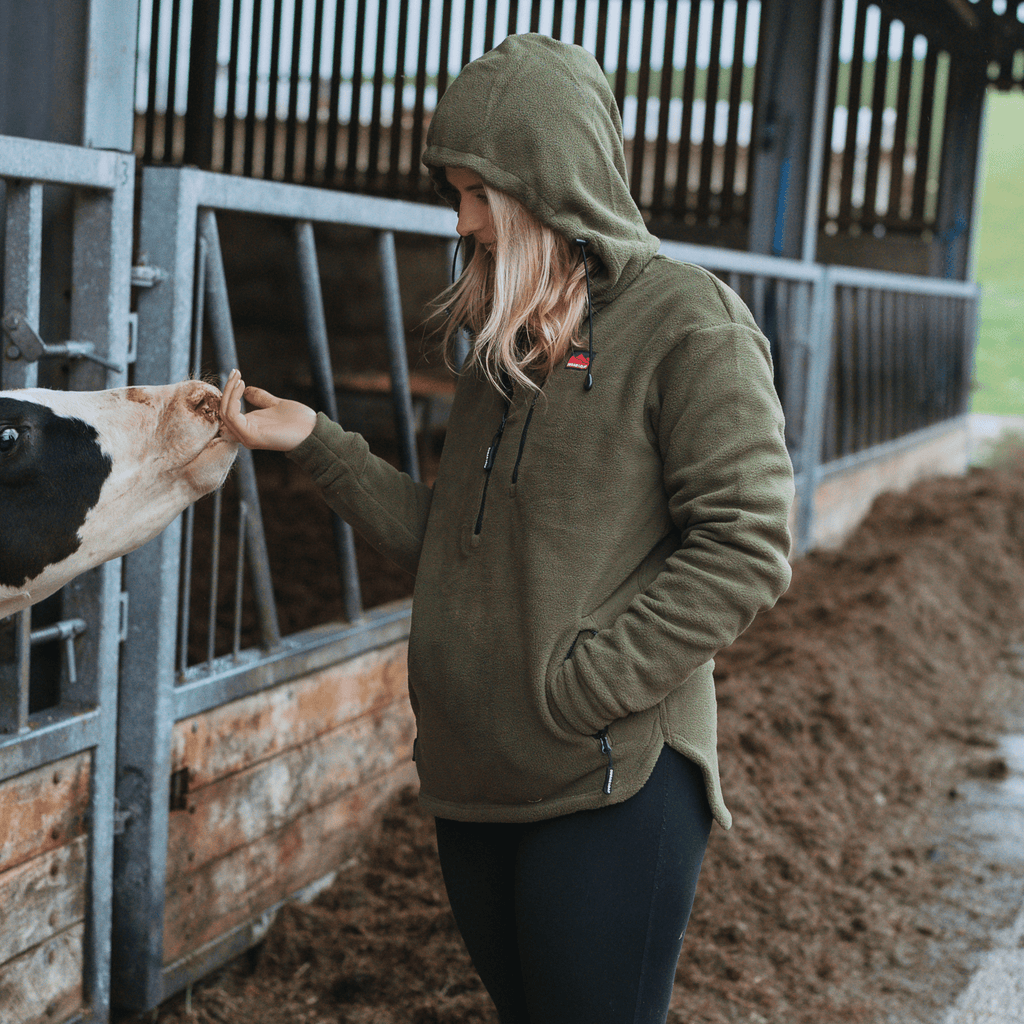 Sugar Loaf Shepherd Polar Fleece Hoodie - Khaki