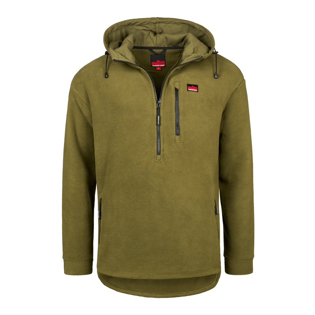 Sugar Loaf Shepherd Polar Fleece Hoodie - Khaki