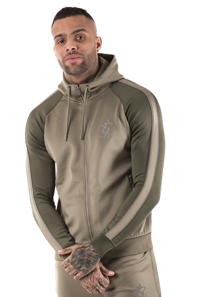 Gk Reflective Lester Hoodie Light Khaki Olive designer menswear